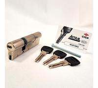 CISA 10A3S141012CL, Cylindre Européen Astral S, Laiton Nickelé, 30/65 mm; Col long