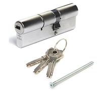 CISA 10E30024012, Cylindre Européen Asix, Laiton Nickelé, 30/70 mm