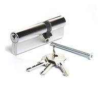 CISA 10G30038012, Cylindre Européen C2000, Laiton Nickelé, 35/60 mm