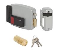 Cisa 11520 - 10 Serrure électrique pour portail 11611, entrée droite, 50 mm