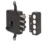 CISA 156167601 Serrure à appliquer au cylindre européen avec croc triple