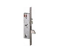 Cisa Serrure coffre pêne basculant 16215-30 1 point 12V axe 27 mm têtière plate Noir