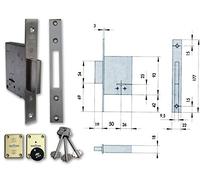 Cisa 48317 57220-50-0 Serrure D/Carte Infil