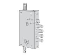 Cisa 57515 Standardlock Serrure à appliquer double panneton pour porte blindée