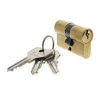 Cisa C2000 Cylindre à profil européen, en laiton, or, 0G300050