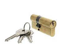 Cisa C2000 Cylindre à profil européen, en laiton, or, 0G300110