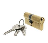 Cisa C2000 Cylindre à profil européen, en laiton, or, 0G300120