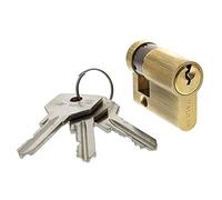 CISA Cylindre profilé européen C2000, laiton, doré, 0G304020