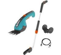 Cisaille a gazon ClassicCut Li - GARDENA - Manche télescopique - Roues - 3,6V/2,5 Ah