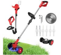 Cisaille a Gazon électrique sans fil, 95-135cm Coupe-gazon télescopique - ONEVAN - Sans batterie