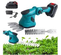 Cisaille à Gazon et Arbustes Sans Fil, Taille Haie Sans Fil 21V 650W Sécateurs Électriques Sans Fil pour Jardin, Clôture, Jardinage