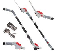 IKRA cisaille à Gazon & Taille-buissons télescopique sans Fil IGBS 1210 F avec Batterie & Chargeur, Lames « Made in Germany »