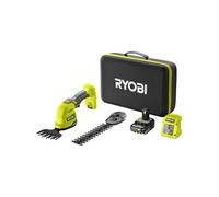 Cisaille a gazon - sculpteur de végétaux 18V RY18GSA-0 + 1 batterie lithium+ 18V 2,0 Ah et 1 chargeur 1,5 A + Mallette de rang