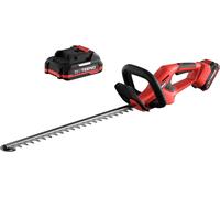 Cisaille à haies sans fil TEENO 20V, avec batterie 2.0Ah et chargeur, longueur de coupe 52 cm, écartement des dents 16 mm, double lame de coupe,poignée réglable 180