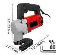 Cisaille à tôle électrique 500W 600W ciseaux à main 2.5mm 3.2mm capacité de coupe for couper le panneau en aluminium de fer en acier(3.2mm)