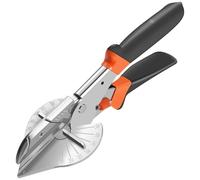 Cisaille d'angle 45-135 degrés, coupe-onglet, cisaille à main, ciseaux onglet, coupe-fil for revêtement, coupe-conduit, tuyau en plastique PVC PE pour Coupe