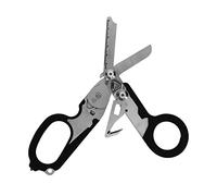 Cisaille d'intervention d'urgence, Ciseaux Pliable Multifonctionnelle Response avec Ceinture de sécurité et Brise-Verre et clé de Réservoir D'oxygène Pince