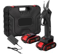 Cisaille électrique, élagueuse électrique sans fil, batterie 21V, poignée ergonomique, noir, EU