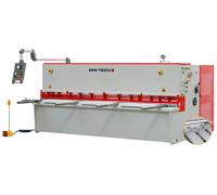 Cisaille guillotine hydraulique NC avec une largeur de travail de 3200 mm capacité de coupe de 6 mm 7,5 kW 400 V + support pneumatique pour tôles MW-Tech CGH3206P