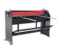 Cisaille guillotine manuelle par commande à pied - largeur du travail 1270 mm et épaisseurs jusque 1,2 mm en acier Torros SH127012