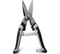 FISHTEC - Cisaille Multifonction 3 En 1 Coupe Câbles Pince À Dénuder Et À Sertir 0.5 À 2 mm² - Acier CRV60 60HRC Poignées TPR Antidérapantes Verrouillage Sécurisé Format 20x5.7x2.3 cm -