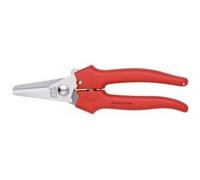 Cisaille universelle - Polie - 190mm - Plastique, aluminium, laiton, cuivre, acier, fer, PVC - Rouge