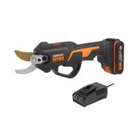 Worx Sécateur sans fil WG330E 20V Brushless Coupe 25 mm 1500 coupes Batterie 2Ah + chargeur