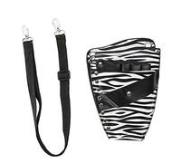 Cisaillement de cisaillement Barbier Herbe à coiffure Ciseaux de salon Kit Sac Ciseaux Solder Pouche imperméable Multipocket PU Cuir Léger Réglable Réglable Taille portable Salon (4 poche à douille)