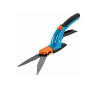 GARDENA Cisailles a gazon orientable Comfort ? Lames ondulées 360° ? Patin de guidage ? Revetement antiadhérence