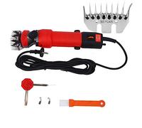 Cisailles à Moutons 450w Tondeuse électrique Professionnelle Robuste Avec 6 Vitesses, Pour L'agriculture Familiale Ou L'élevage De Pâturages,Red-B