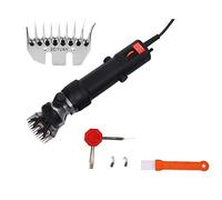 Cisailles à Moutons 450w Tondeuse électrique Professionnelle Robuste Avec 6 Vitesses, Pour L'agriculture Familiale Ou L'élevage De Pâturages,Black-B