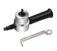 Cisailles à moutons, Coupe-tôle Double tête, grignoteuse de fer, outil coupe, perceuse électrique, fixation, plaque Modification, ciseaux poinçon réglables pour les ovins et caprins(Set D)