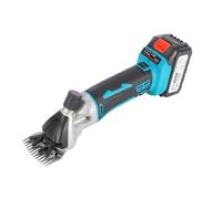 Cisailles à moutons sans fil, 2800 tr/min, ciseaux à laine électriques à 6 vitesses, lames en acier à 9/13 dents, outil de tonte alimenté par batterie for moutons et vies 13 dents