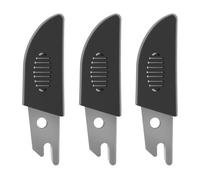 Cisailles à onglet O'Shine Lot de 3 lames de rechange en acier SK5 avec gaines, coupe-moulure de chaussures, lame de coupe multi-angle pour coupe angulaire, moulage, artisanat