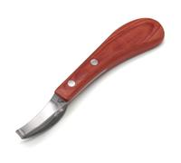 Cisailles à Sabots, Couteau Multi-usages, Lame Acier Inoxydable Manche Bois Caoutchouc, Soins des Sabots pour Chevaux