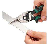 Cisailles à tôles - Cisailles pour coupe à droite de 25 cm | Pour tôlerie, pour rénovation domestique réparation voiture atelier chantier installation conduits couverture entretien
