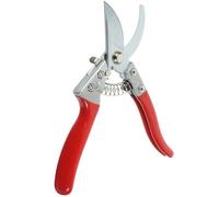 Cisailles de Jardin Multifonctions en Acier Inoxydable, Coupe Facile | Lames Lisses sans Bavure, Adhésif Antidérapant, Rouge, pour Branches D’arbres et Travaux Horticoles