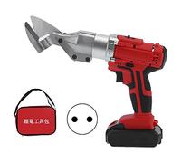 Cisailles électriques sans fil, lames professionnelles robustes en acier au chrome vanadium, éclairage LED, poignée en caoutchouc antidérapante pour la coupe de tôles, coupe de