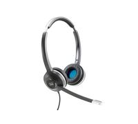 Cisco Casque 532, Casque Filaire Supra-auriculaire à déconnexion Rapide avec Deux écouteurs, Adaptateur USB-C, Finition Anthracite, Garantie limitée de 2 Ans (CP-HS-W-532-USBC)