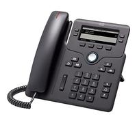 Cisco Téléphone VoIP IP Phone 6851 – SIP, SRTP, 4 lignes – Charbon