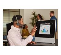 Cisco Headset 722 - Micro-casque - sur-oreille - Bluetooth - sans fil - noir de charbon - Cisco Webex Certified