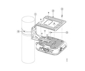 Cisco AIR-MNT-HORZ1= Kit de Montage Horizontal pour Catalyst 9124AXI - Référence Constructeur : AIR-MNT-HORZ1=