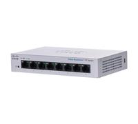 Cisco Business 110 Series 110-8T-D - Commutateur - non géré - 8 x 10/100/1000 - Montable sur rack, de bureau, fixation murale - Tension CC