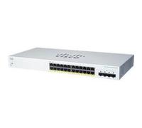 Cisco Business 220 Series CBS220-24FP-4G - Commutateur - intelligent - 24 x 10/100/1000 (PoE+) + 4 x Gigabit SFP (liaison montante) - Montable sur rack - PoE+ (382 W) - remanufacturé G