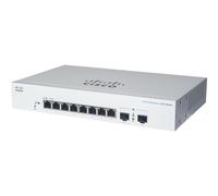 Cisco Business 220 Series CBS220-8FP-E-2G - Commutateur - intelligent - 8 x 10/100/1000 (PoE+) + 2 x Gigabit SFP (liaison montante) - Montable sur rack - PoE+ (130 W)