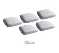 Cisco Point d’accès Business 240AC 802.11ac 4x4 Wave 2 - 2 ports GbE - Montage au plafond, offre groupée de 5 unités, protection à vie limitée (5-CBW240AC-E)