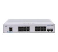 Commutateur administrable Cisco Business CBS350-16T-E-2G | 16 Ports GE | Alim. Externe | SFP 2 x 1G | Garantie limitée à Vie