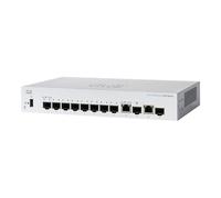Cisco Business 350 Series CBS350-8S-E-2G - Commutateur - C3 - Géré - 8 x Gigabit SFP + 2 x combo Gigabit Ethernet / SFP Gigabit - Montable sur rack