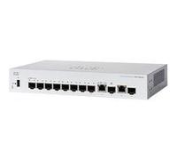 Business 350 Series CBS350-8S-E-2G - Commutateur - C3 - Géré - 8 x Gigabit SFP + 2 x combo Gigabit Ethernet / SFP Gigabit - Montable sur rack -
