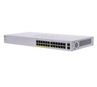 Cisco Business CBS110-24PP-D Commutateur Non géré | 24 Ports GE | PoE partiel | 2 x 1G SFP partagé | Protection à Vie limitée (CBS110-24PP-D)